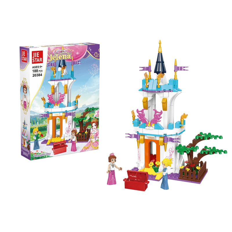 Castelo Da Rainha - 188 Peças JIE STAR LEGO BLOCOS